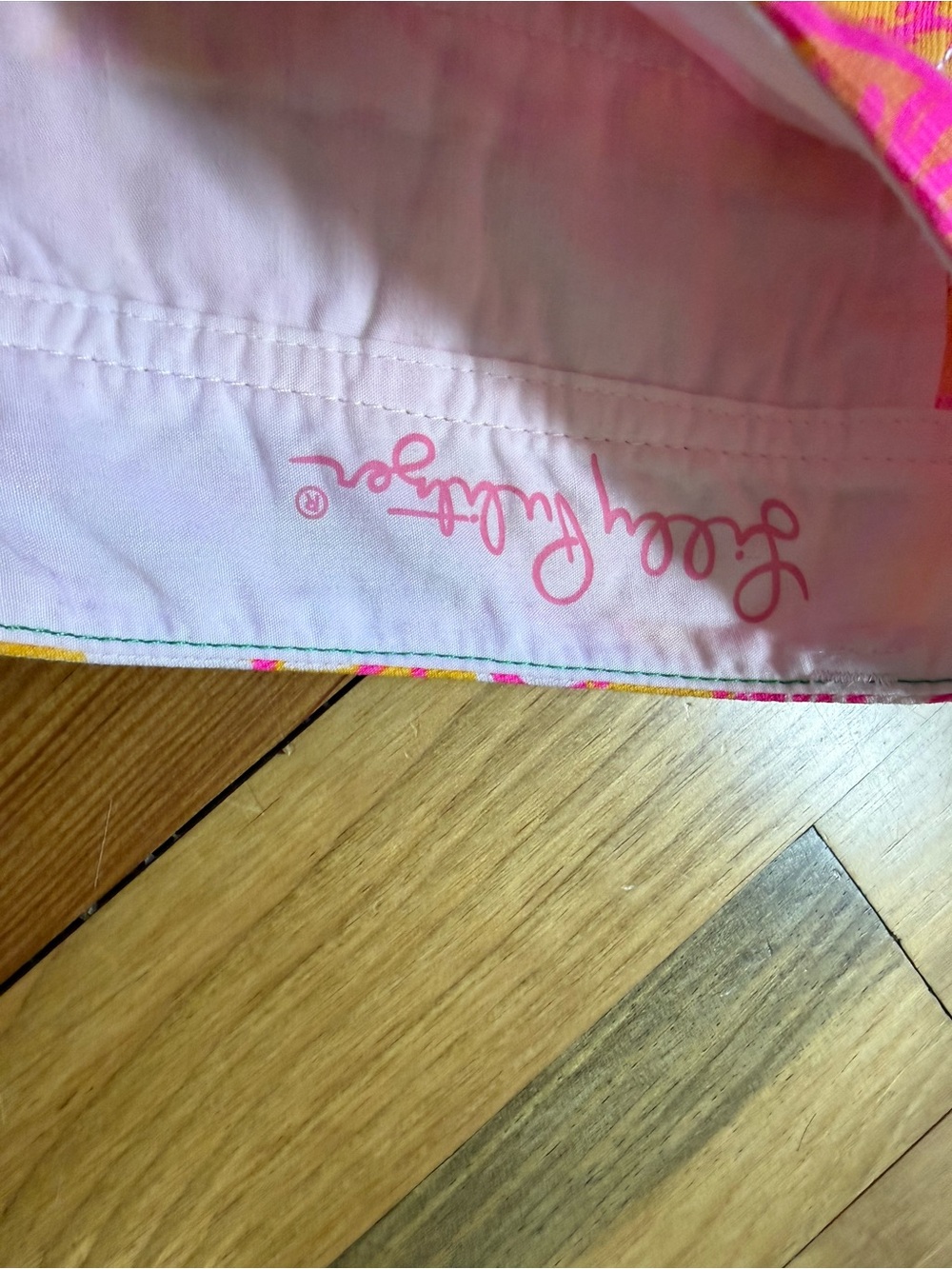 Lilly Pulitzer Women’s Callahan Yellow Sea and Be Seen Pink Orange Shorts Size 8 - Picture 5 of 6